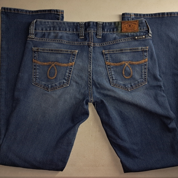 Lucky Brand Lola Boot Blue Jeans Size 6 Regular - Picture 7 of 12